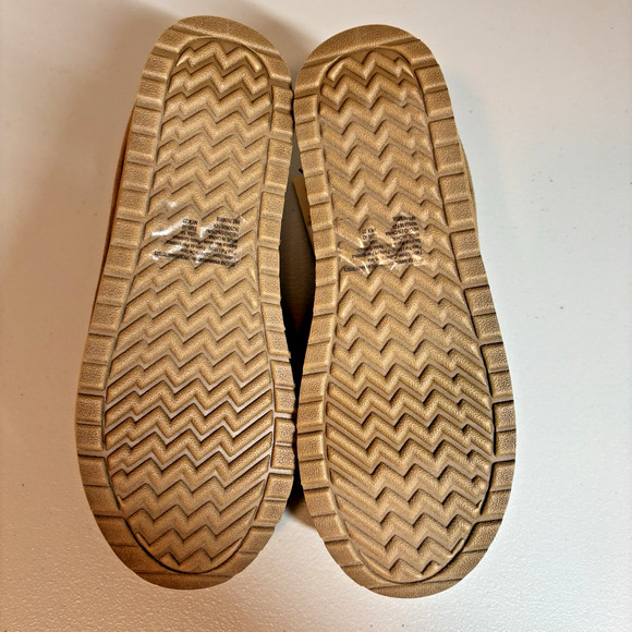 Madden NYC Women’s Cognac Faux Suede Platform Mules Fur Lined Size 10 - Picture 12 of 15